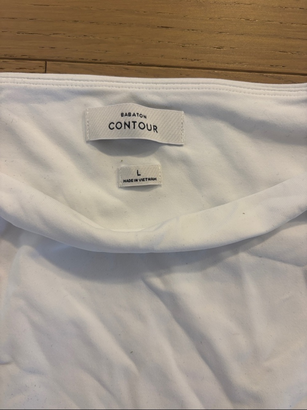 Aritzia Babaton Contour white bodysuit L - Picture 2 of 2